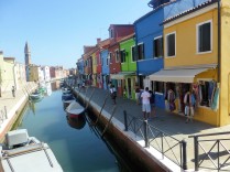 The colourful canals of Venice
